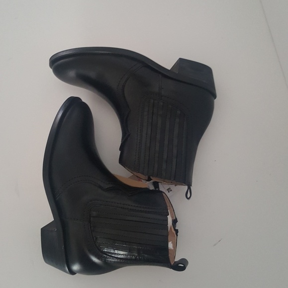 Zara Other - Zara Kids/Leather Cowboy Ankle Boots. NWT